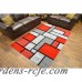 Ivy Bronx Mccampbell 3D Abstract Gray/Red Area Rug PLRG1191